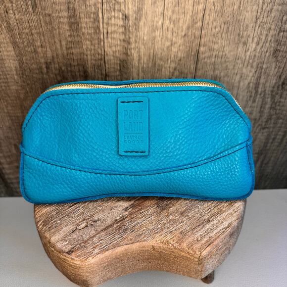 Portland Leather Artisan Bag KEY WEST NEW Makeup Bag Leather Cosmetics Bag - Picture 1 of 5